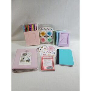 For Fujifilm Instax Mini 12 Case PU Leather Cover + Bundle